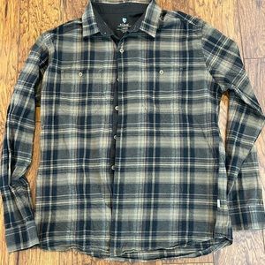 KUHL Fugitive Flannel: Mens Large Long Sleeve